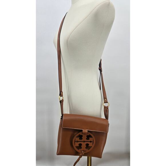 Tory Burch Handbags - Tory Burch Miller Logo Leather Crossbody